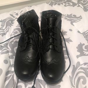 Rue 21 Black lace boots